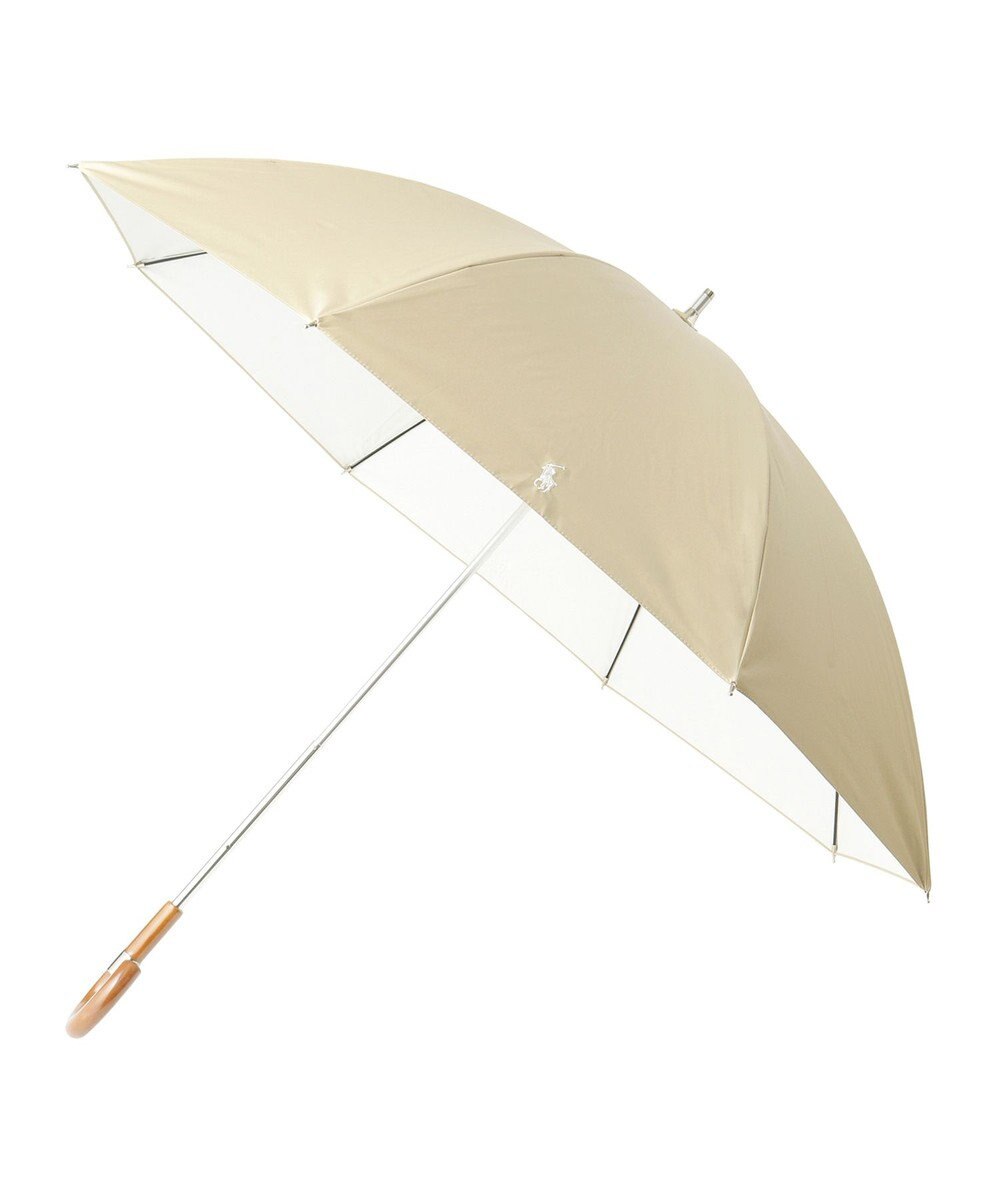 MOONBAT 【軽量】POLO RALPH LAUREN 晴雨兼用日傘 長傘 PP刺繍／一級遮光 遮熱 UV 