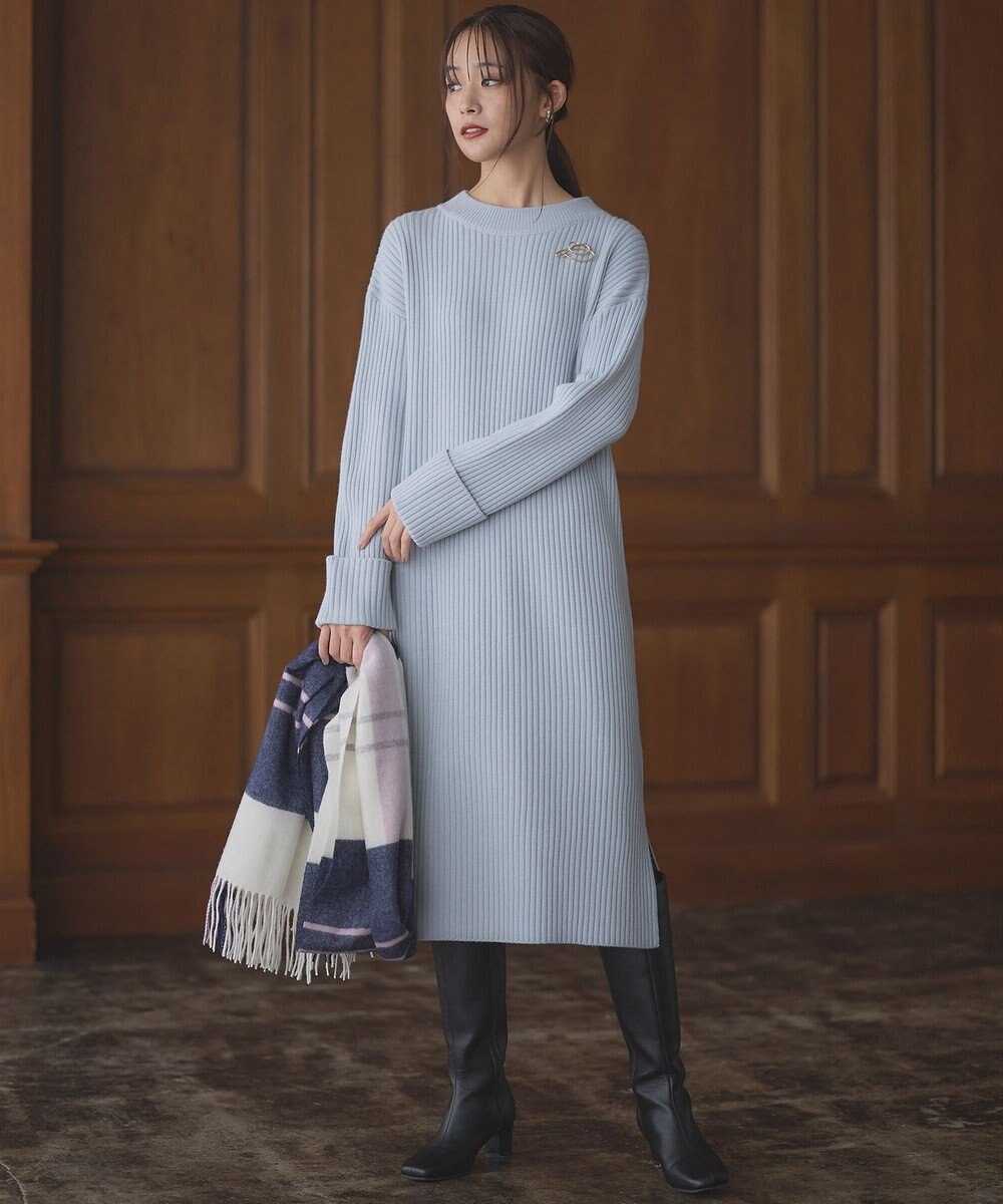 組曲 バルキーニット ワンピース 