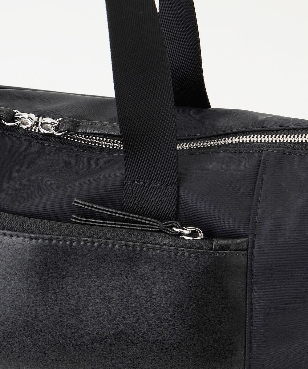 Y'SACCS ナイロン×リサイクルレザー　コンビマルチトート 