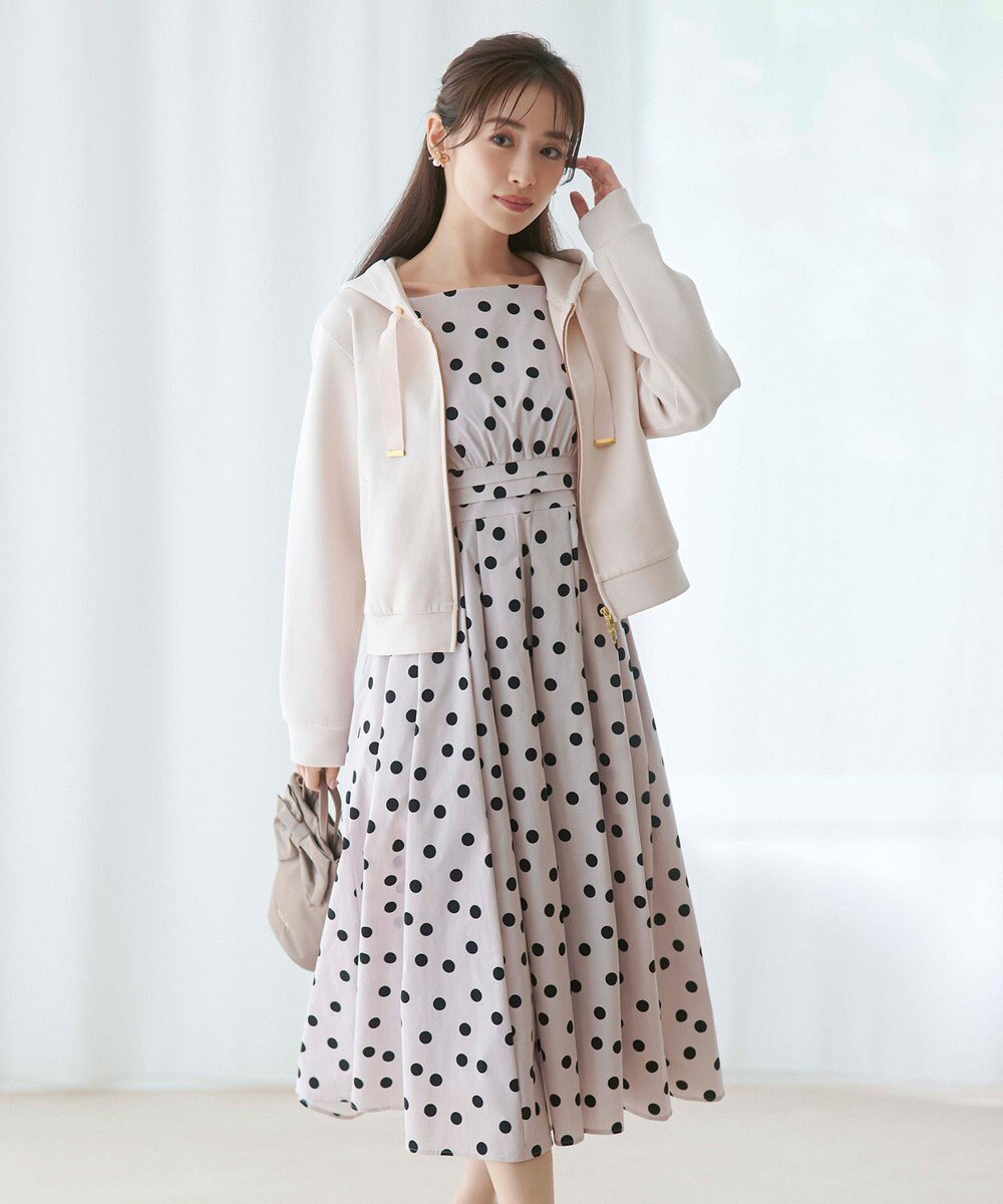 TOCCA 【再入荷！sweet掲載】【洗える・消臭】POLKA RAIN ドット柄ドレス 