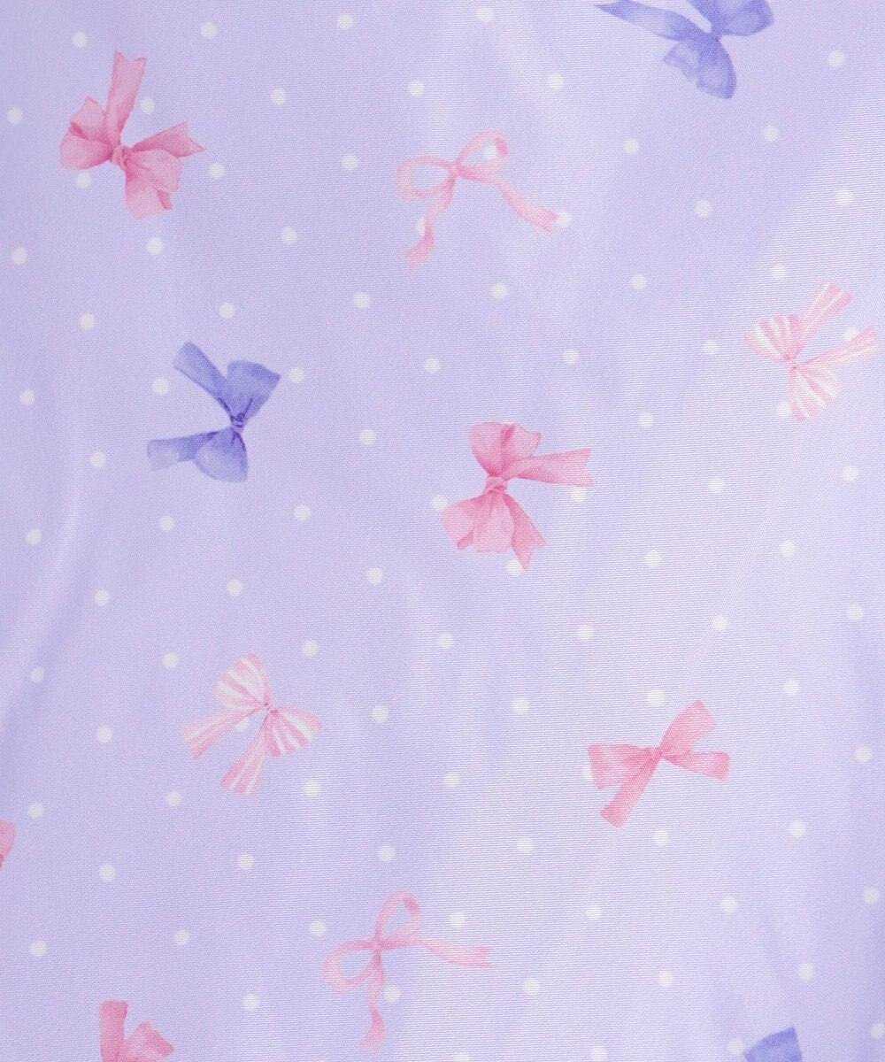 ANY KIDS 【フード取り外し/洗濯機可能】中綿フリル リボンコート 