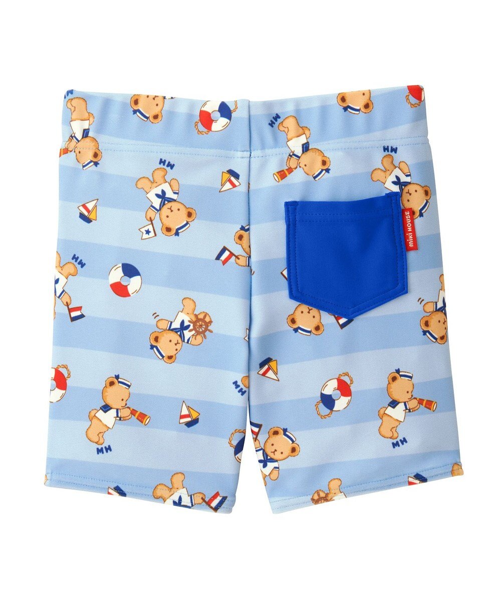 MIKI HOUSE HOT BISCUITS 【ミキハウス】【80-110cm】ミキハウスベア ５分丈水着 