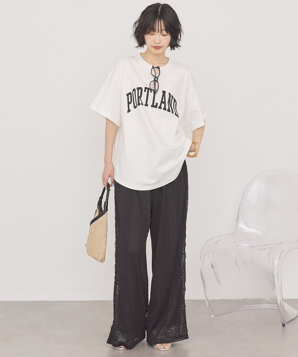 AMERICAN HOLIC PORTLAND裾ラウンドTシャツ 