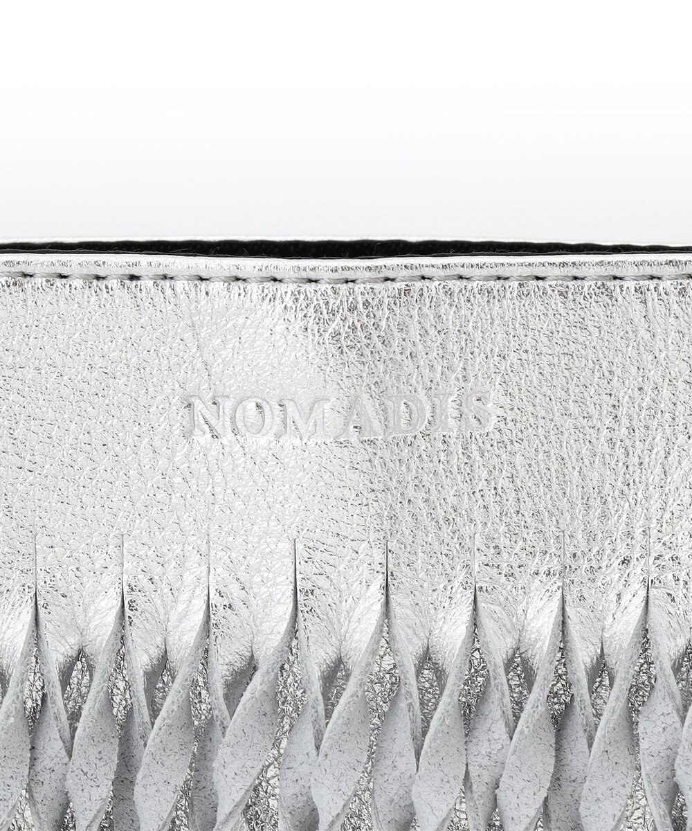23区 NOMADIS DANCE フリンジ ポシェット (シルバー) 