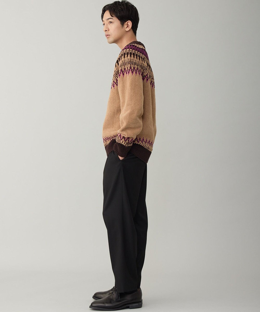 UNFILO MENS ライトモール ノルディックニット 