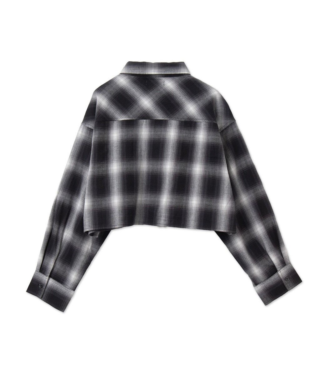 WEGO オンブレチェックショートシャツ 