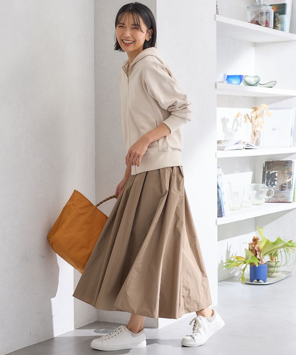 23区 【洗える】ルミエールタフタ フレアスカート 
