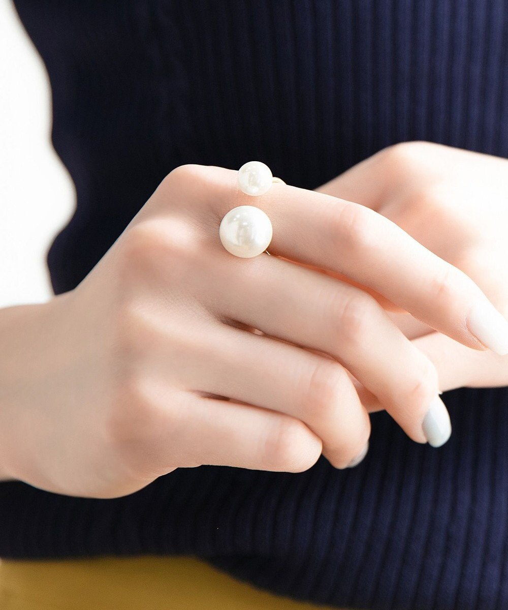 Phoebe 〈シリーズ累計販売10000点突破！〉≪TV番組着用商品≫Eye catchingパールリング 