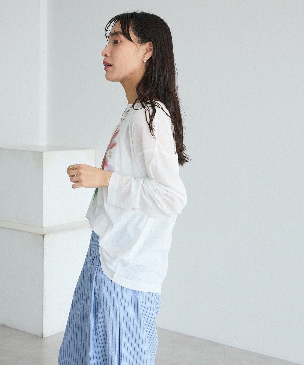 CRAFT STANDARD BOUTIQUE フラワープリントシアーロンTee 