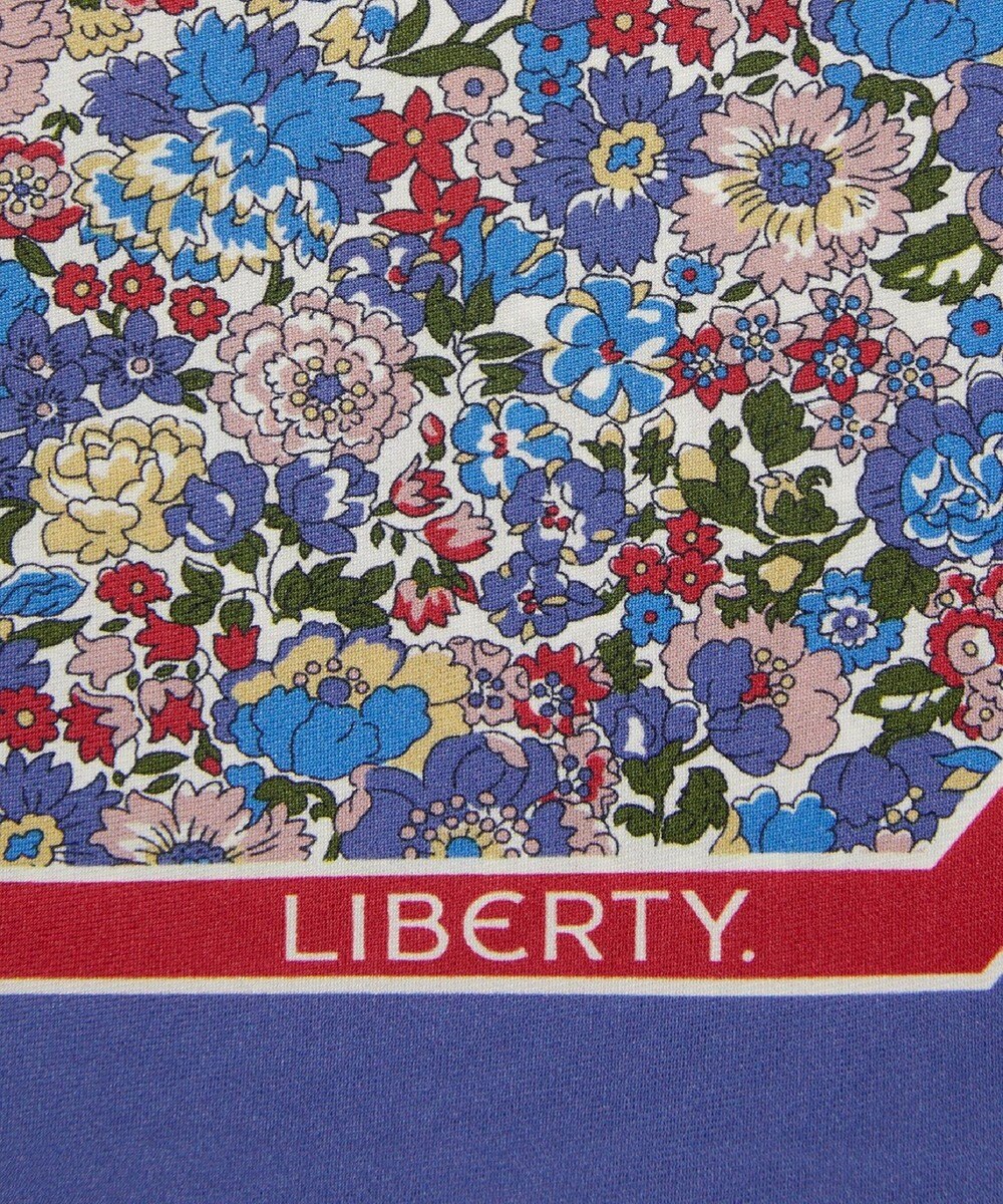 LIBERTY. ネル・アニー アンド メイ 15X100 リボン シルクスカーフ 