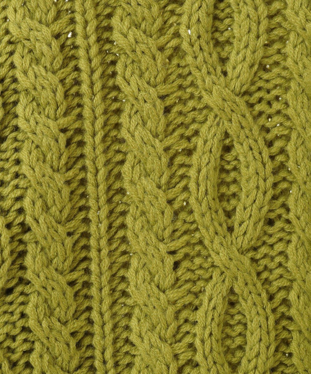 Green Parks 変形ケーブルニットプルオーバー 