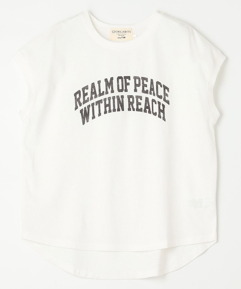 ANY 【接触冷感/UVケア】ノースリーブロゴTシャツ 