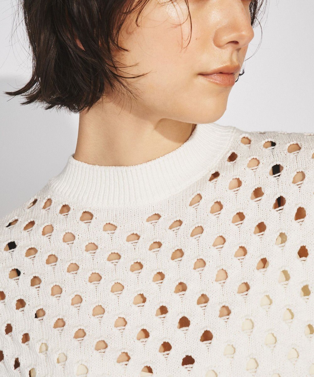 GRACE CONTINENTAL スラッシュニットトップ 