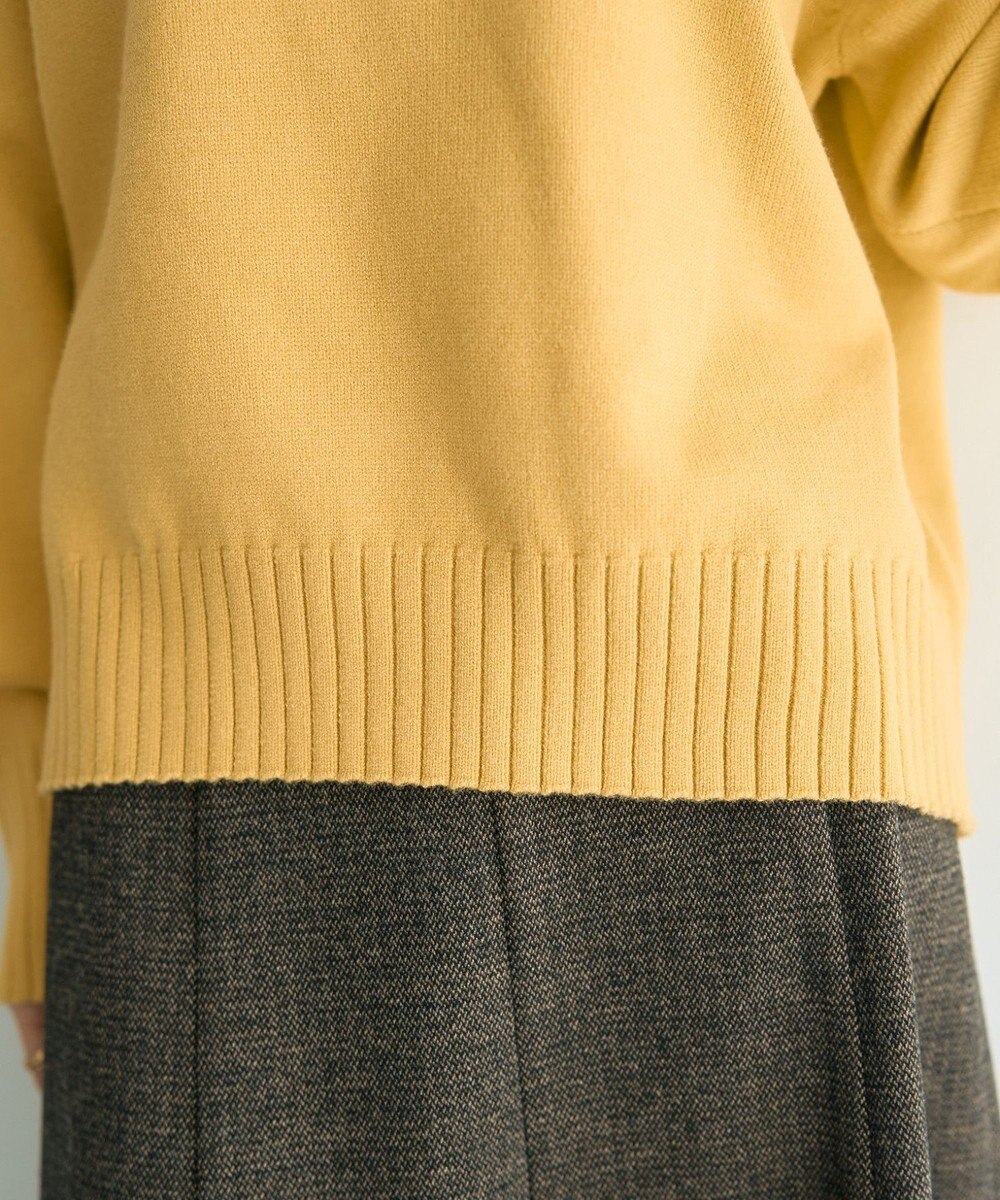 YECCA VECCA ワイドリブニット 