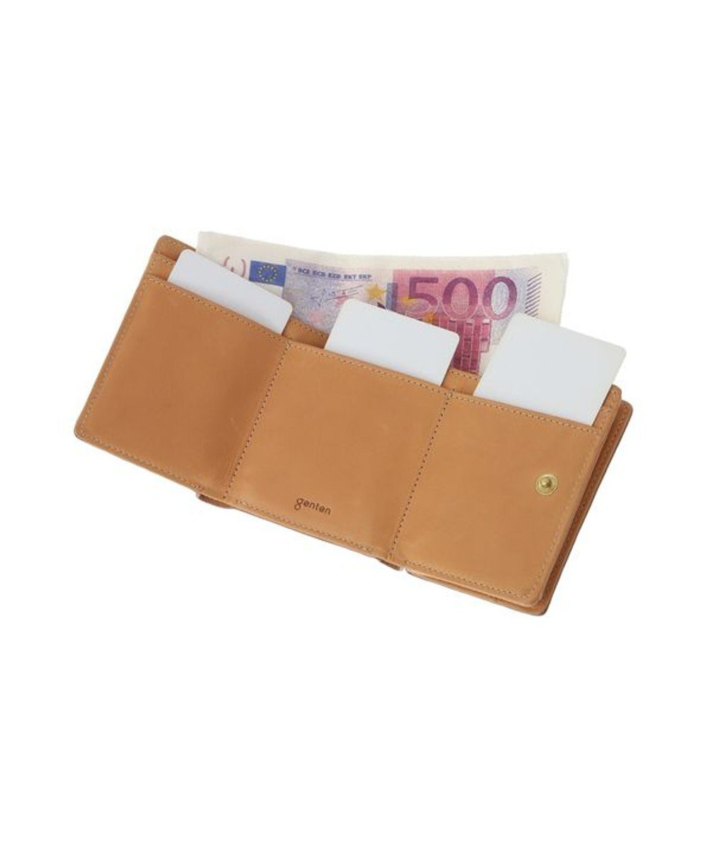 genten 【新型】フレスコ 三つ折り財布 