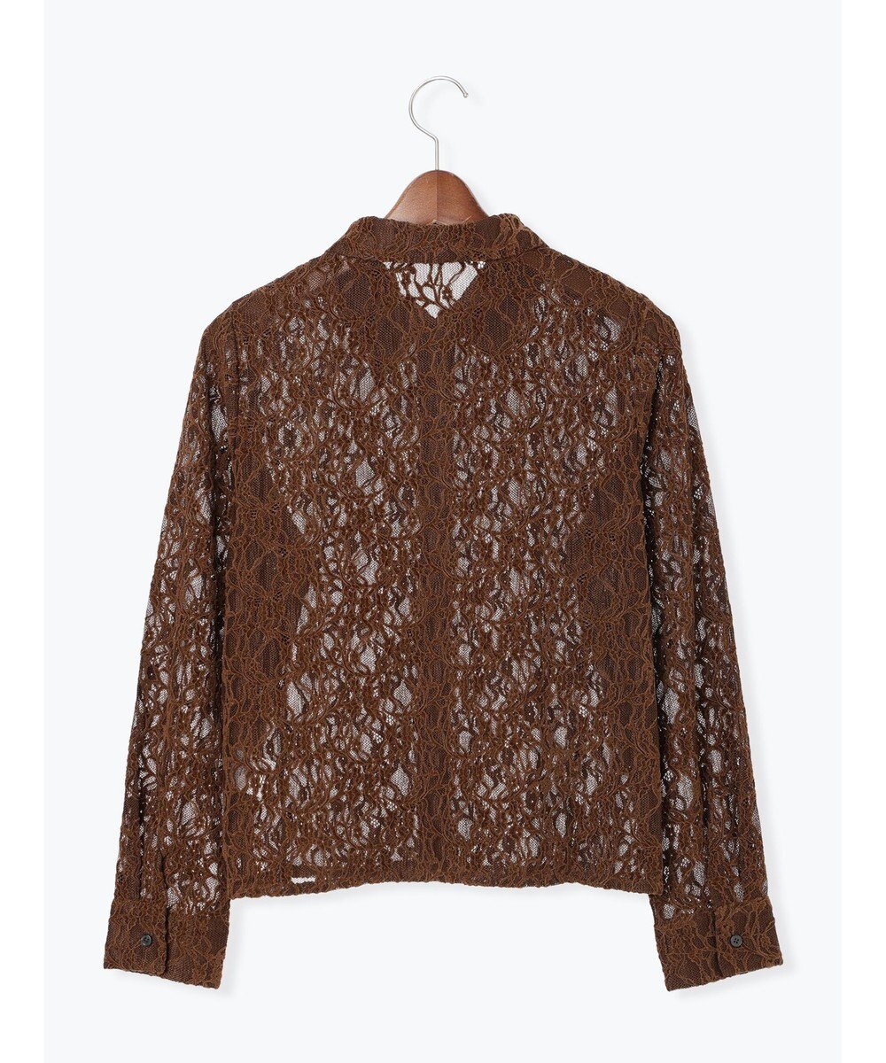 Te chichi 起毛レースシャツ 