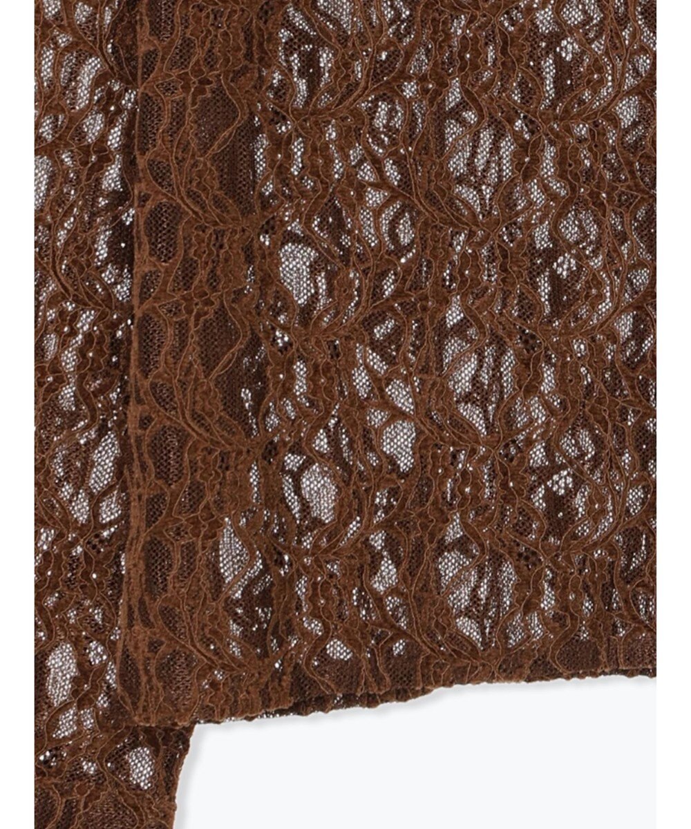 Te chichi 起毛レースシャツ 