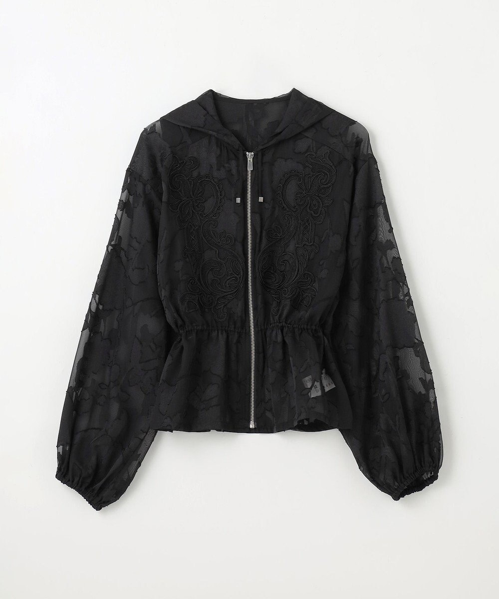 GRACE CONTINENTAL ジャガード刺繍ブルゾン 