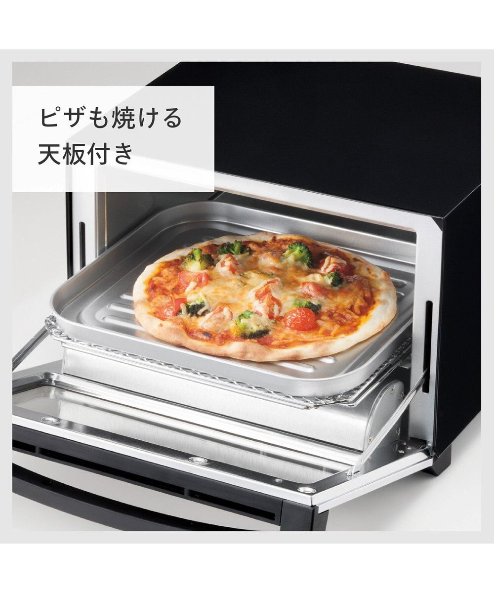 YAMATO テーブル＆キッチン 【TWINBIRD】ミラーガラスオーブントースター  ブラック  TS-D048B 