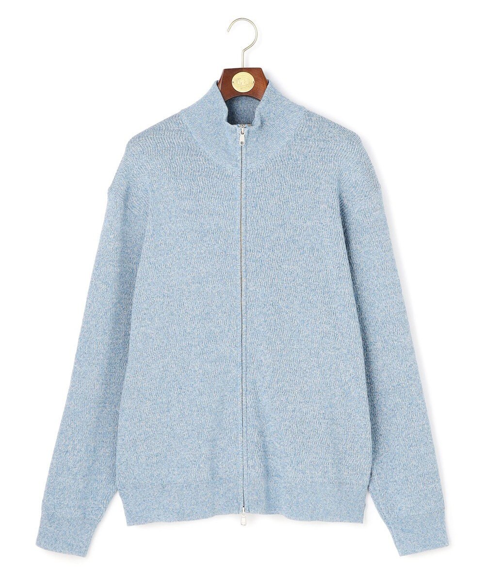 J.PRESS MEN 【KING SIZE】ギマコットンフルジップ カーディガン 