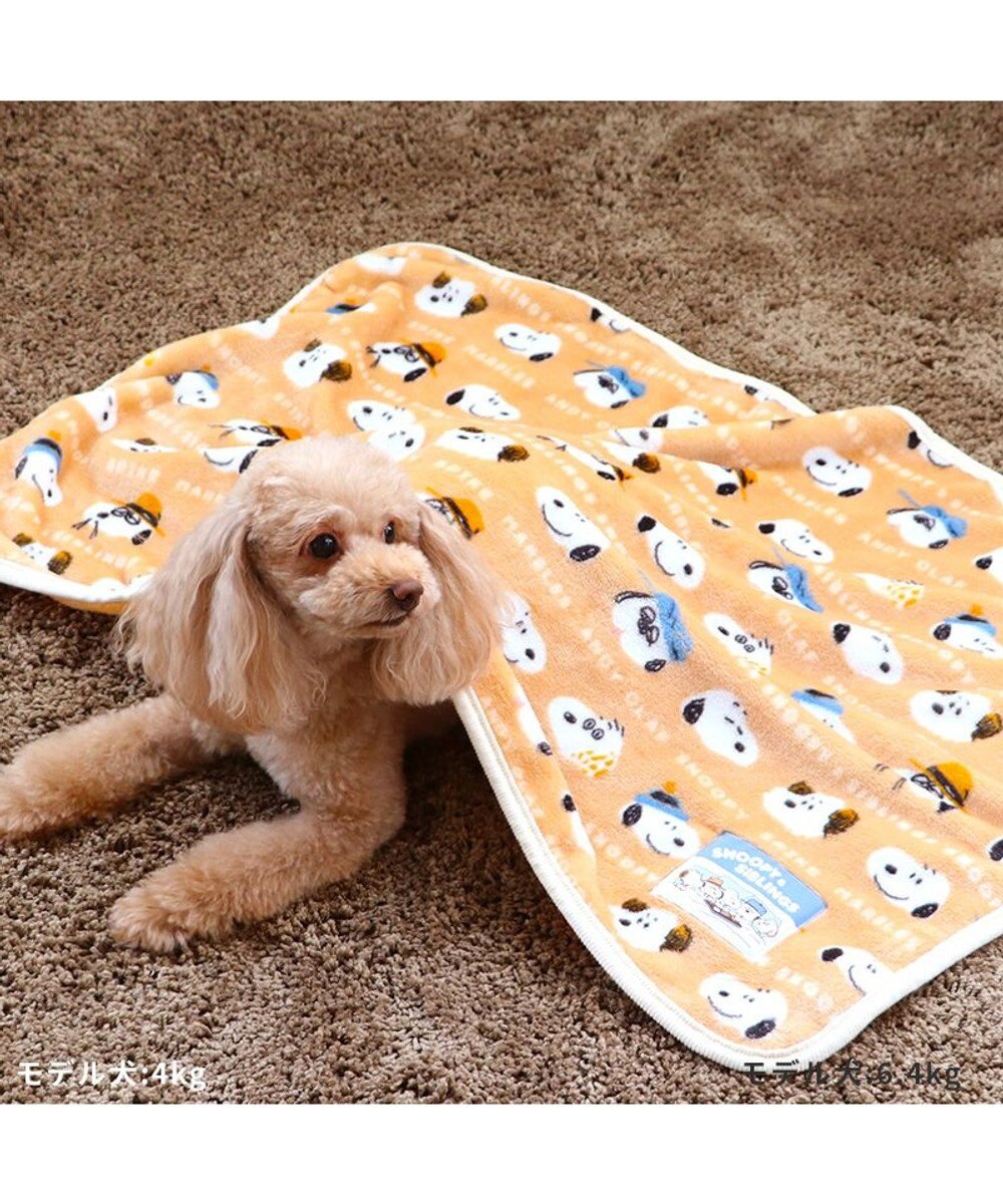 PET PARADISE スヌーピー ブランケット 《ブラザー柄》 90×60cm 