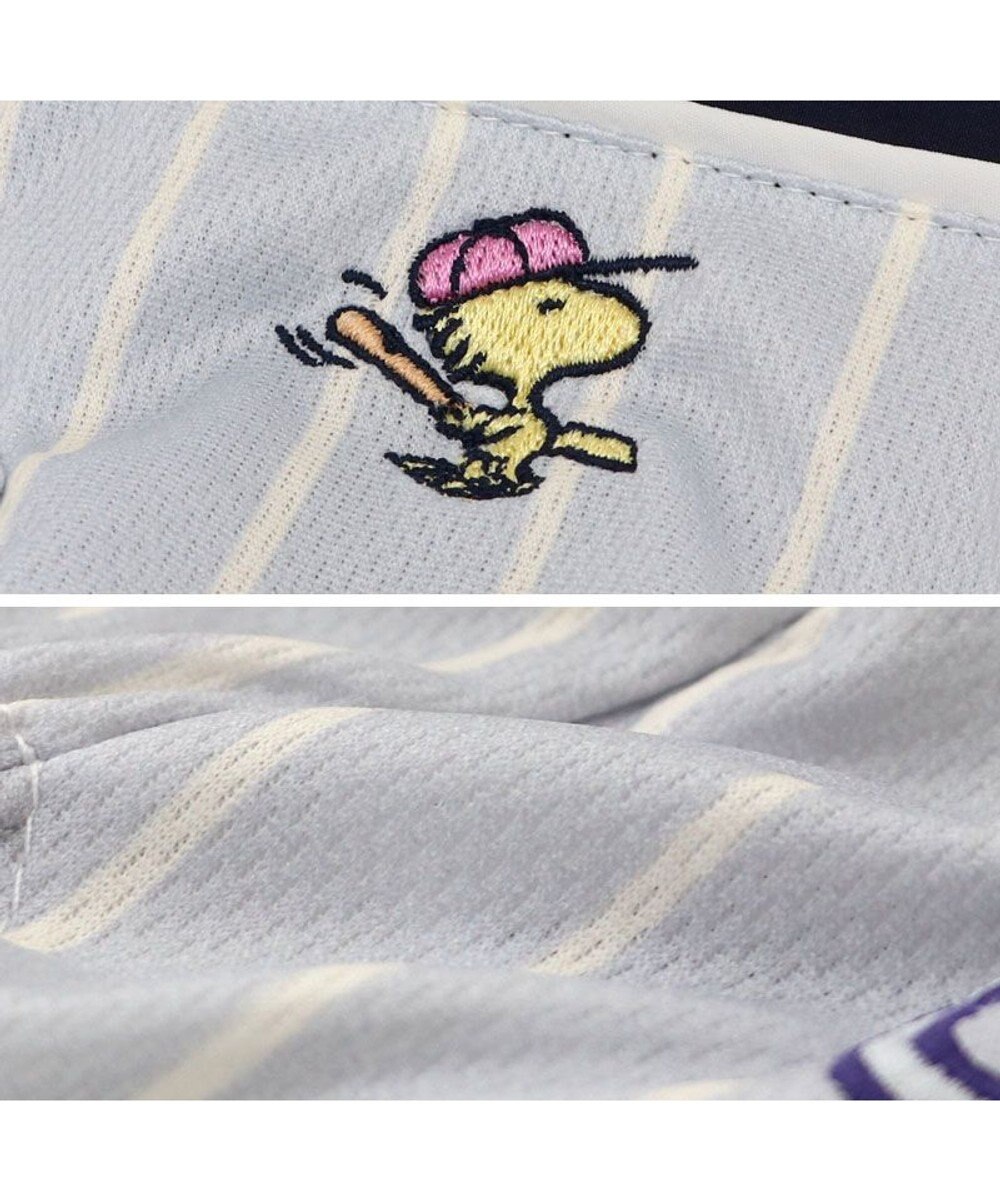 PET PARADISE スヌーピー ベースボール Ｔシャツ 《グレー》 中型犬 大型犬 