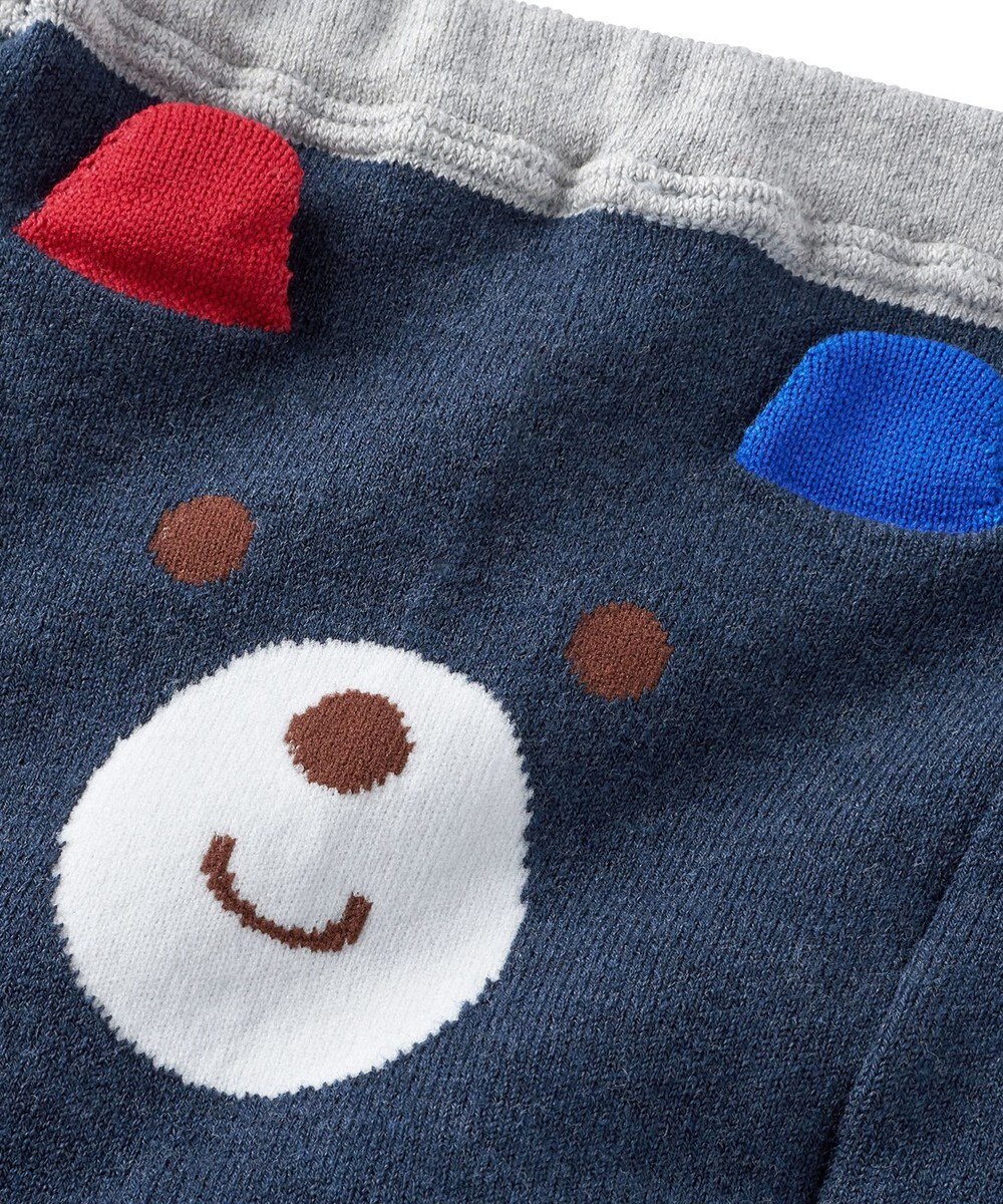 MIKI HOUSE HOT BISCUITS 【70-100cm】 顔ドン のびのび ベビースパッツ 