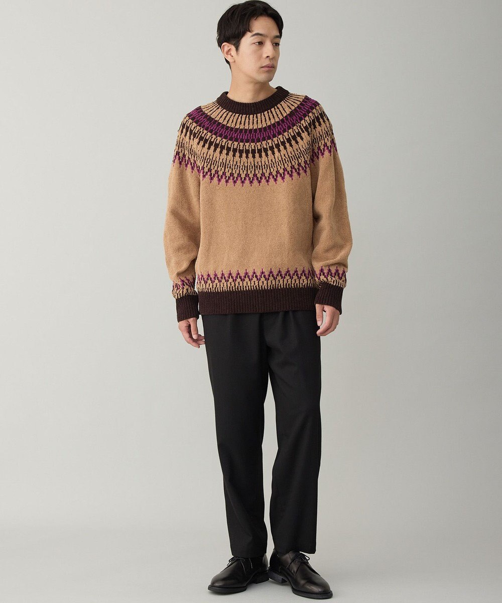 UNFILO MENS ライトモール ノルディックニット 