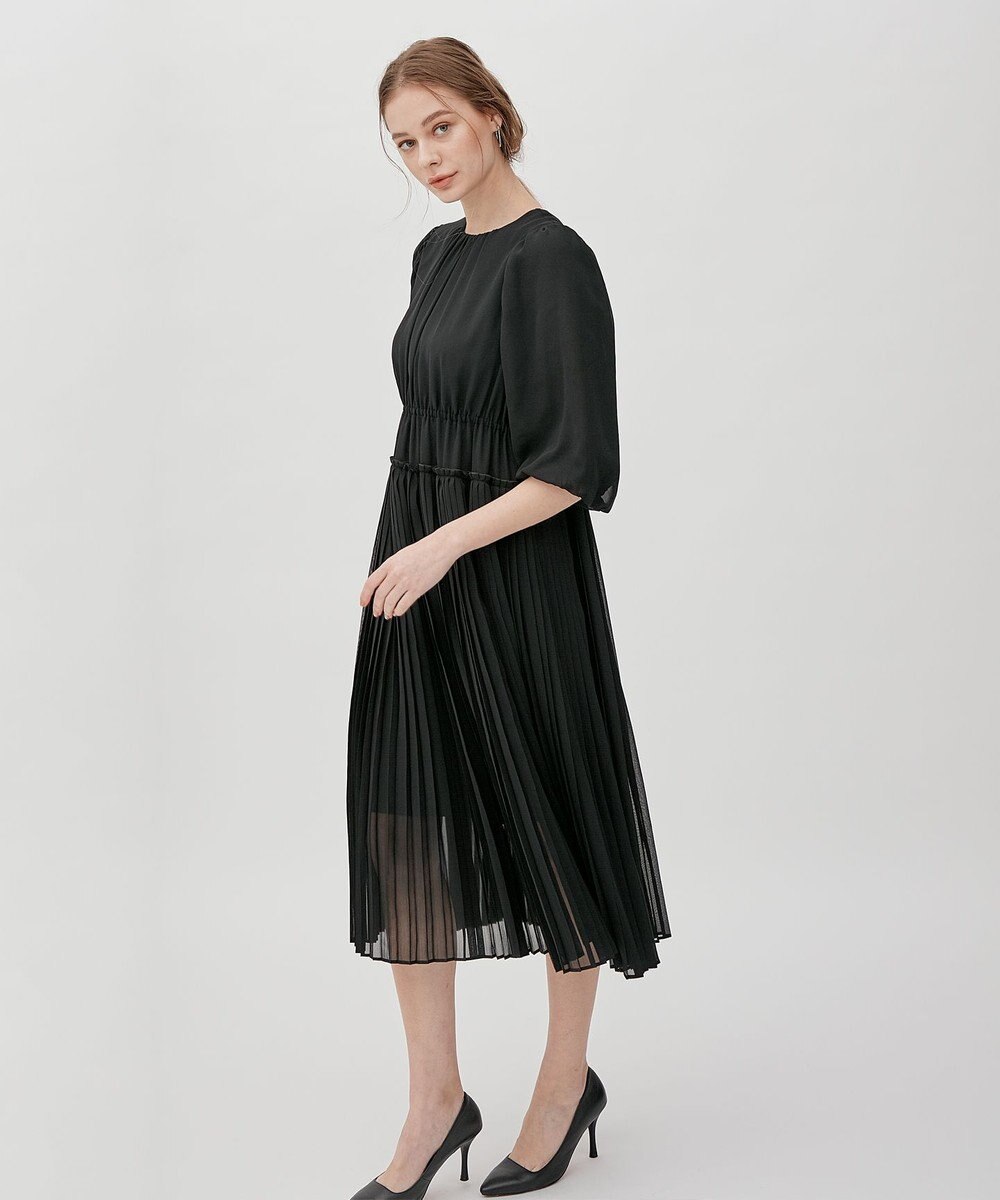 23区 L 【APPLAUDIR】シフォンジョーゼット ドレス 