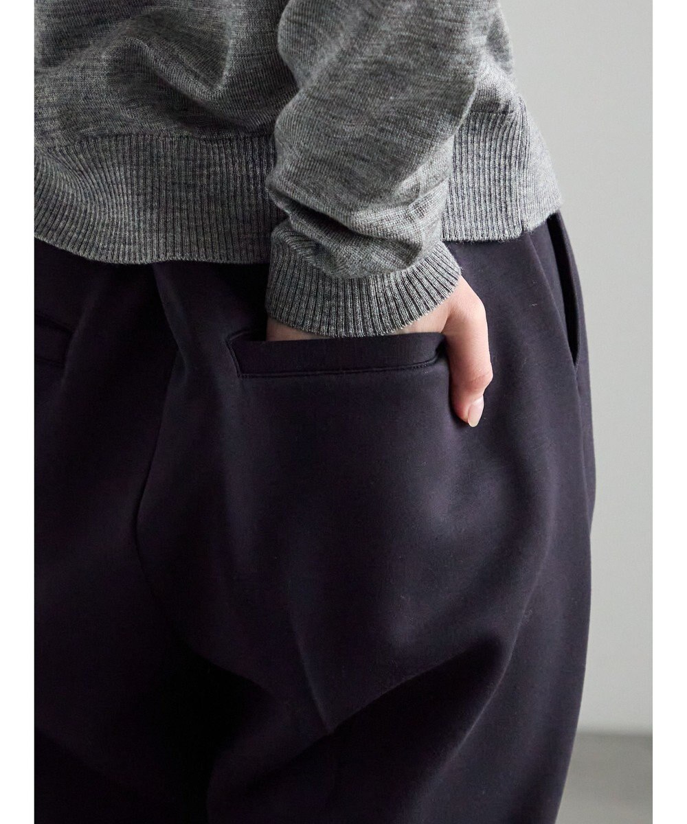 Te chichi 裏起毛パイピングストレートパンツ 