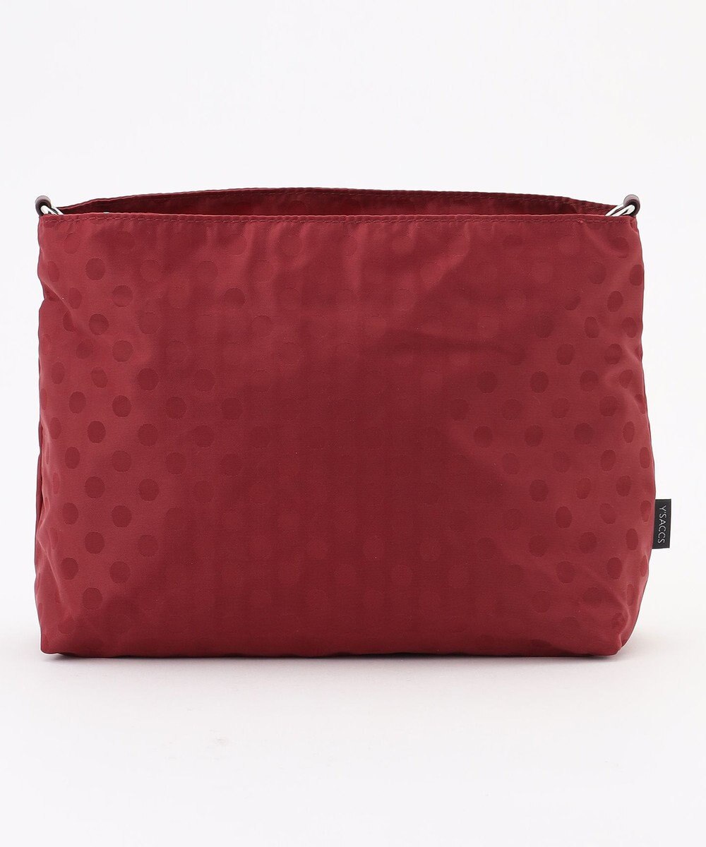 Y'SACCS ドットジャガードポーチ付きトートバッグ 