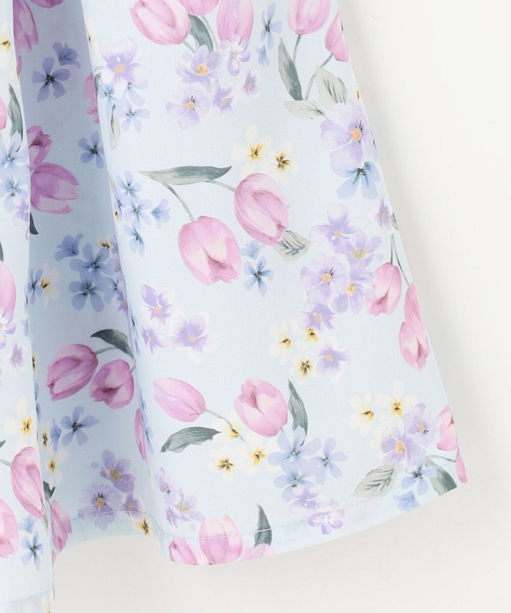 ANY KIDS オン・オフショルダー チューリップ ワンピース 