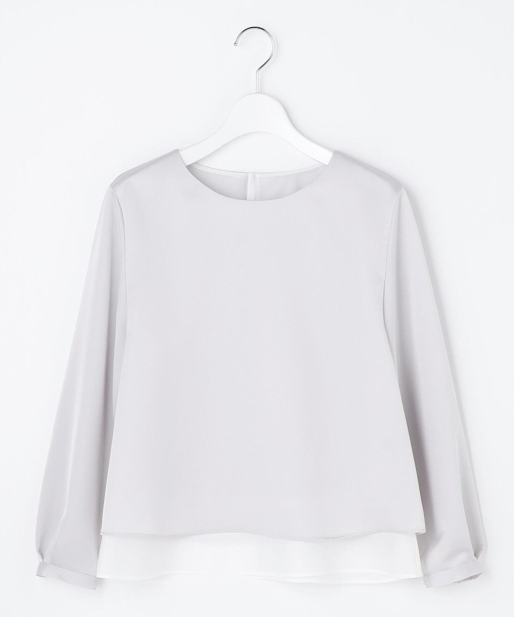 J.PRESS LADIES L ハンマーサテン カットソー 