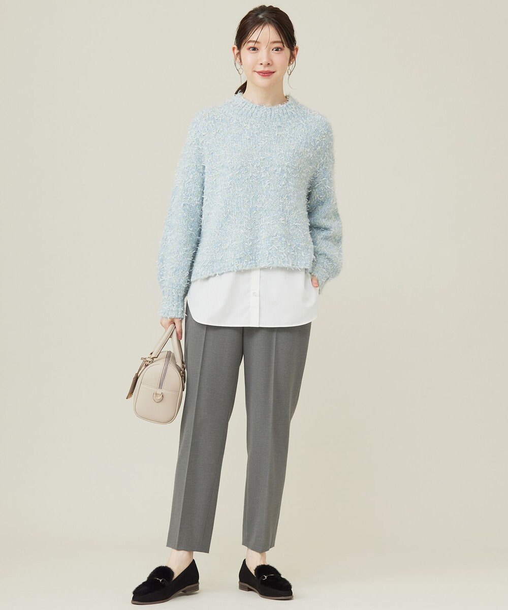 ANY SIS L 【保温効果/ストレッチ】シリーズ累計13万枚突破！ビューティサーモ テーパードパンツ 