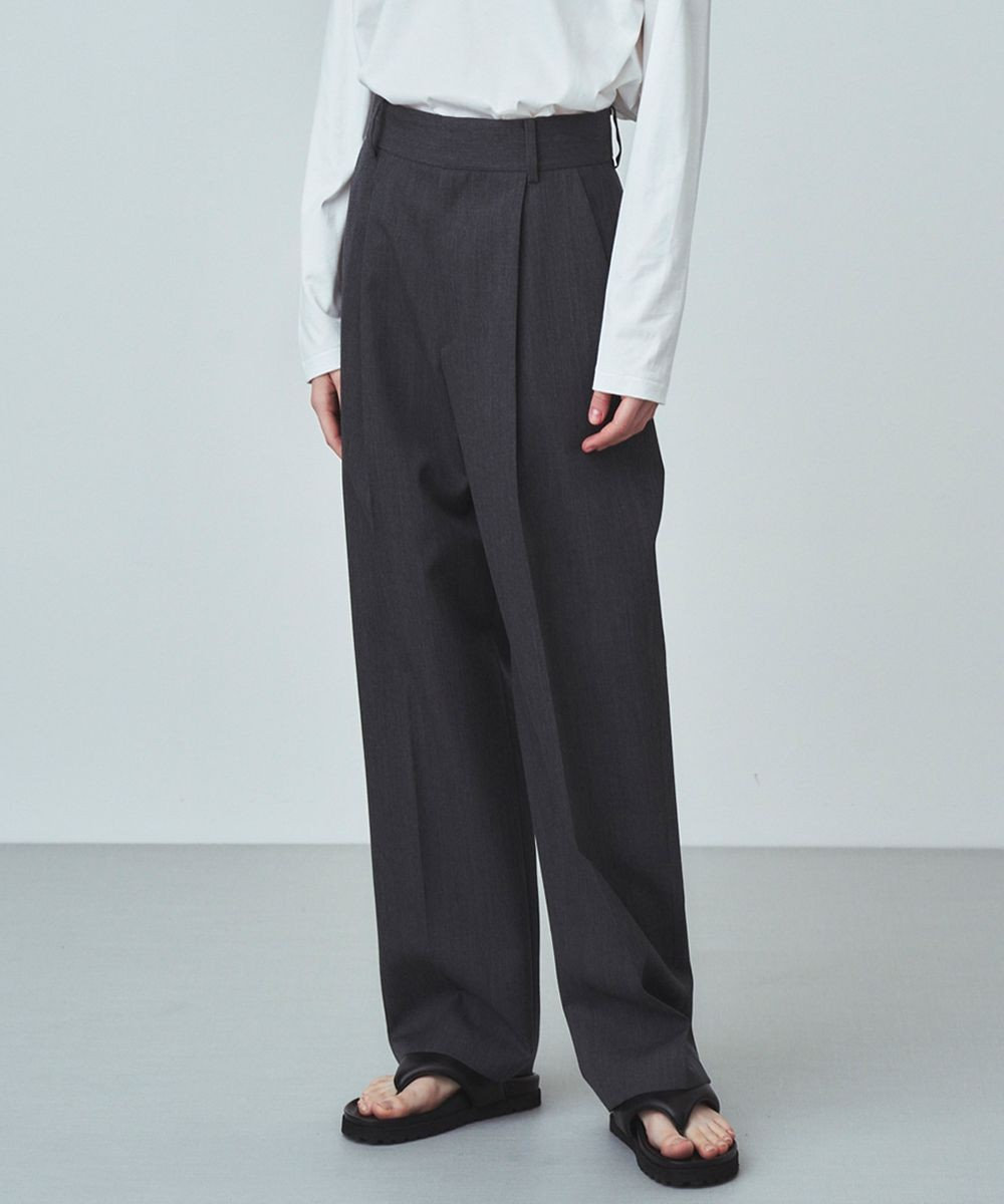 ATON WOOL GABARDINE | テーパードパンツ | eclipseseal.com