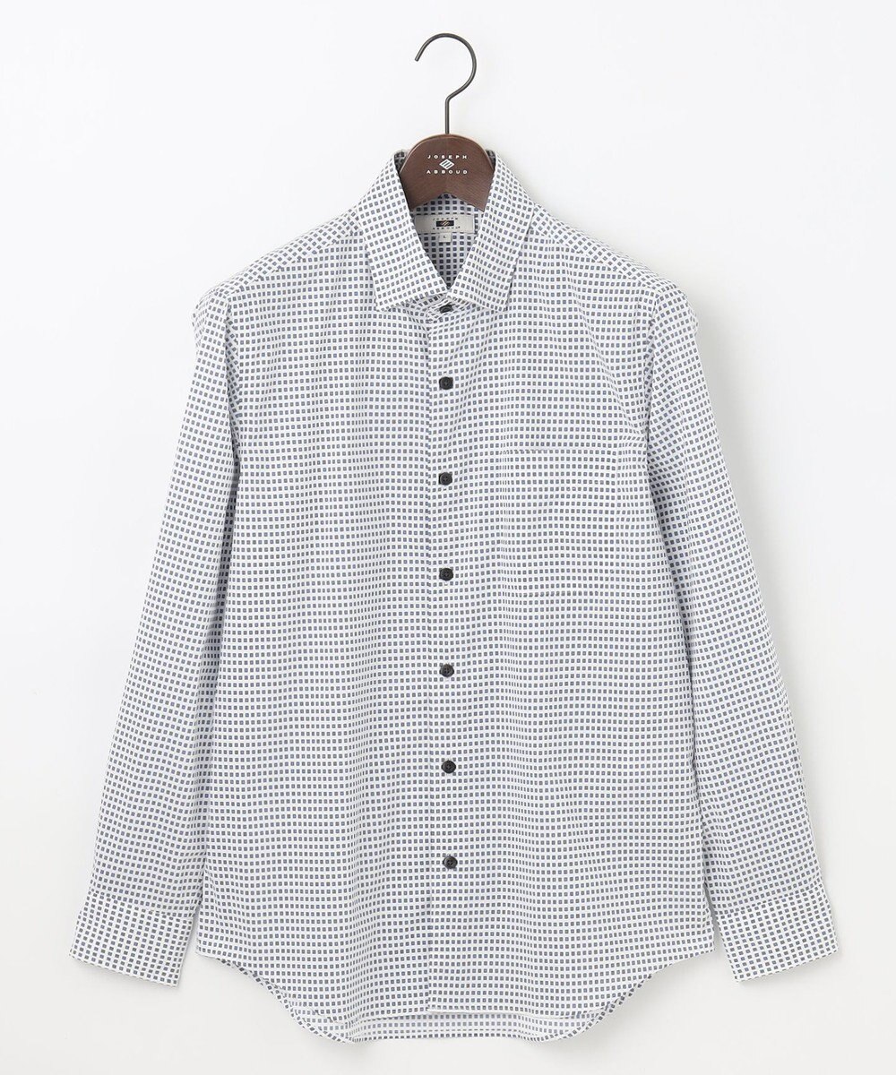JOSEPH ABBOUD 【ストレッチ・洗える】ストレッチ プリント シャツ 