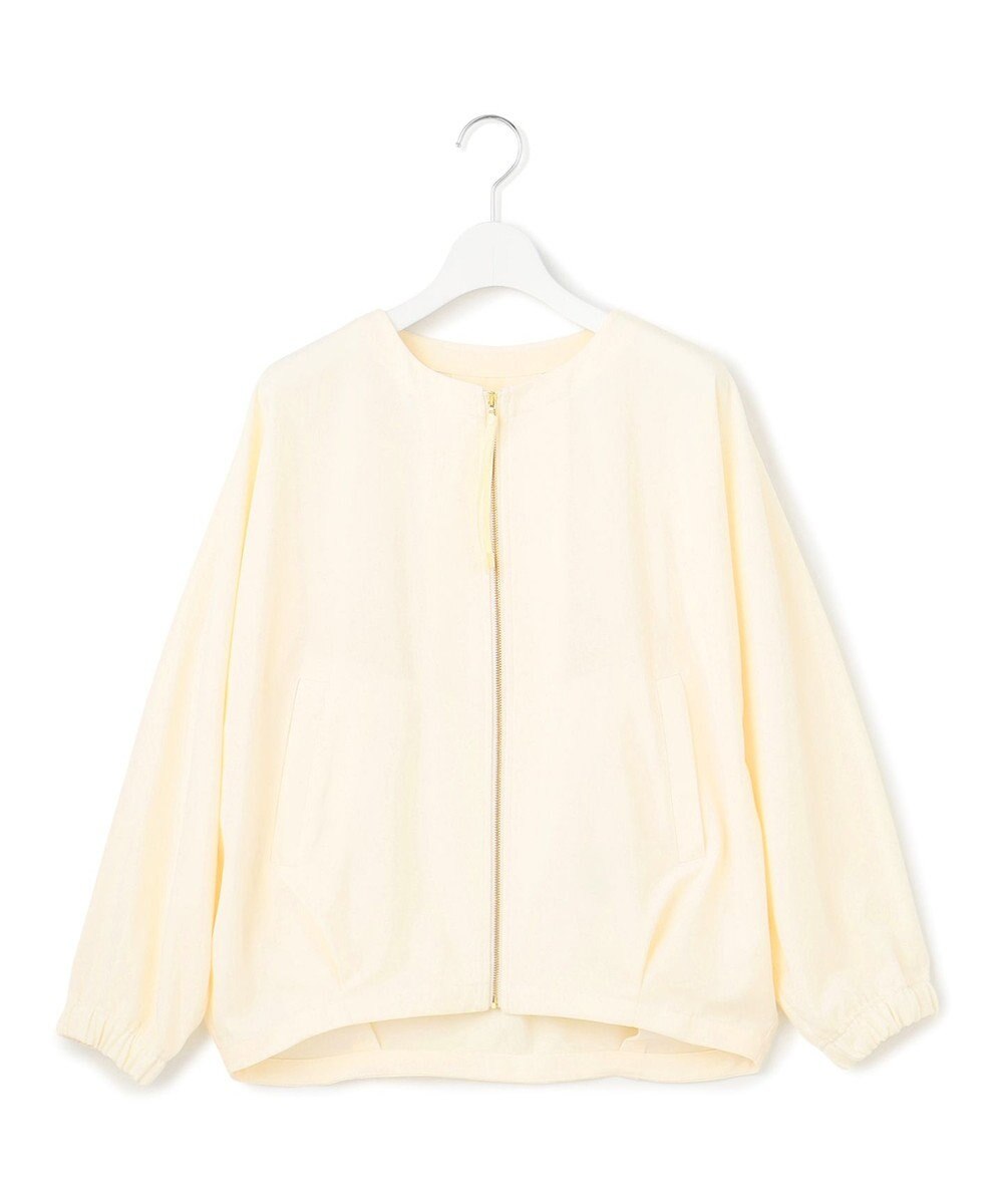 J.PRESS YORK STREET 【WOMEN】ジャージーライクツイル ドルマンブルゾン 