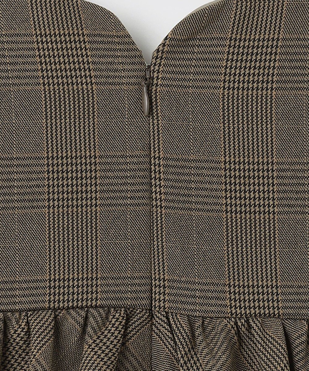 ANY KIDS チェックジャンパースカート 