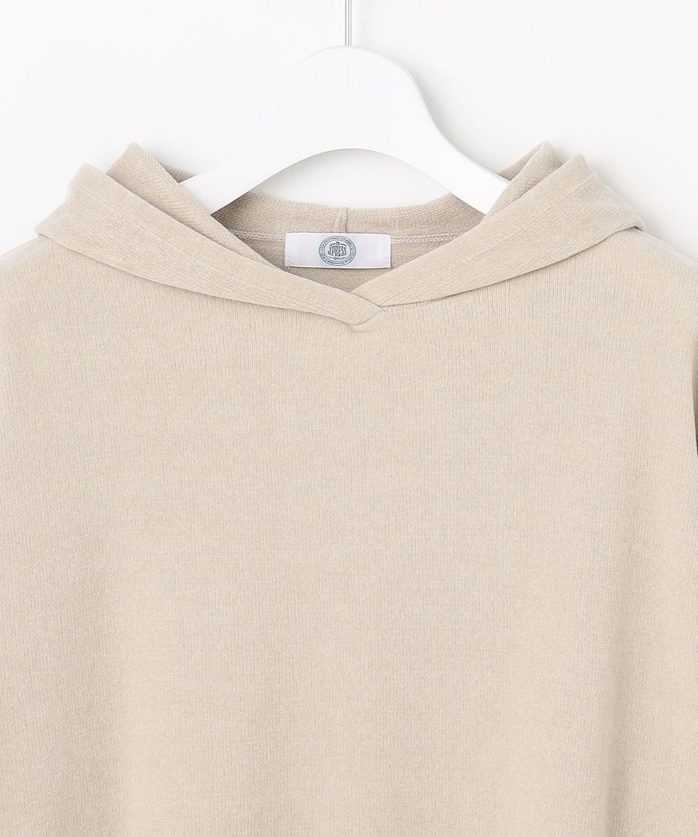 J.PRESS LADIES CHENILLE フーデッド ニット 