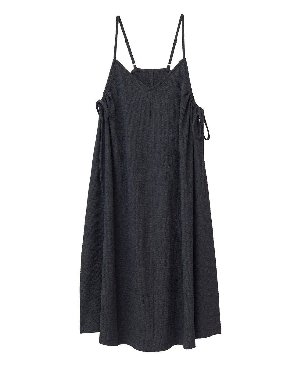 Green Parks 表面感脇リボンキャミワンピース 