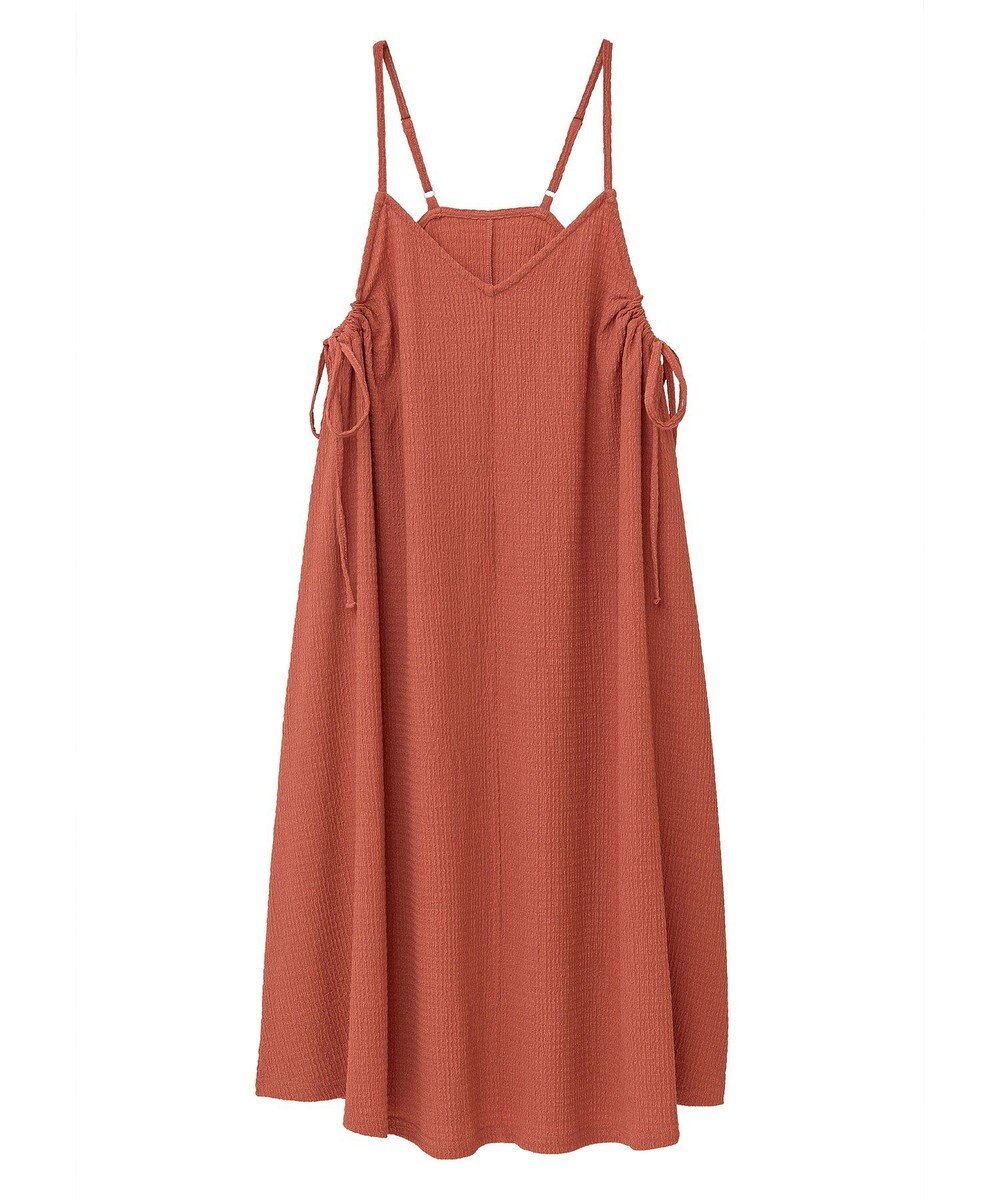 Green Parks 表面感脇リボンキャミワンピース 