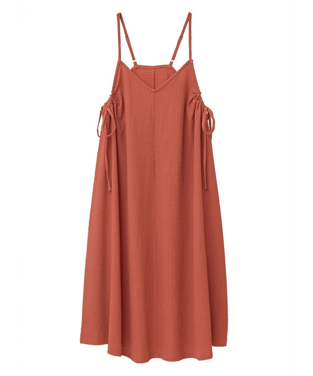 Green Parks 表面感脇リボンキャミワンピース 