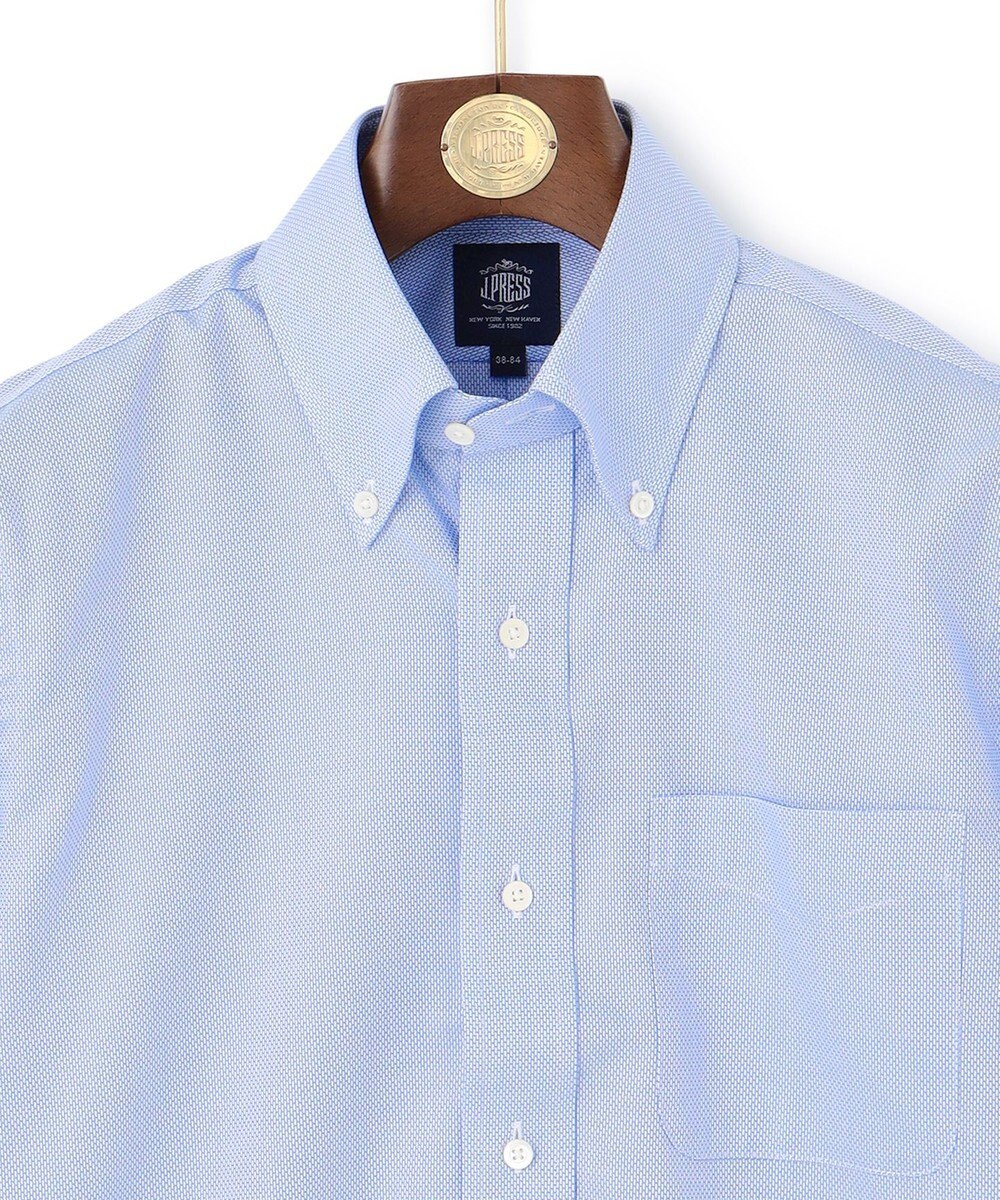 J.PRESS MEN 【PREMIUM PLEATS / 形態安定】バスケットドビーシャツ / B.D. 