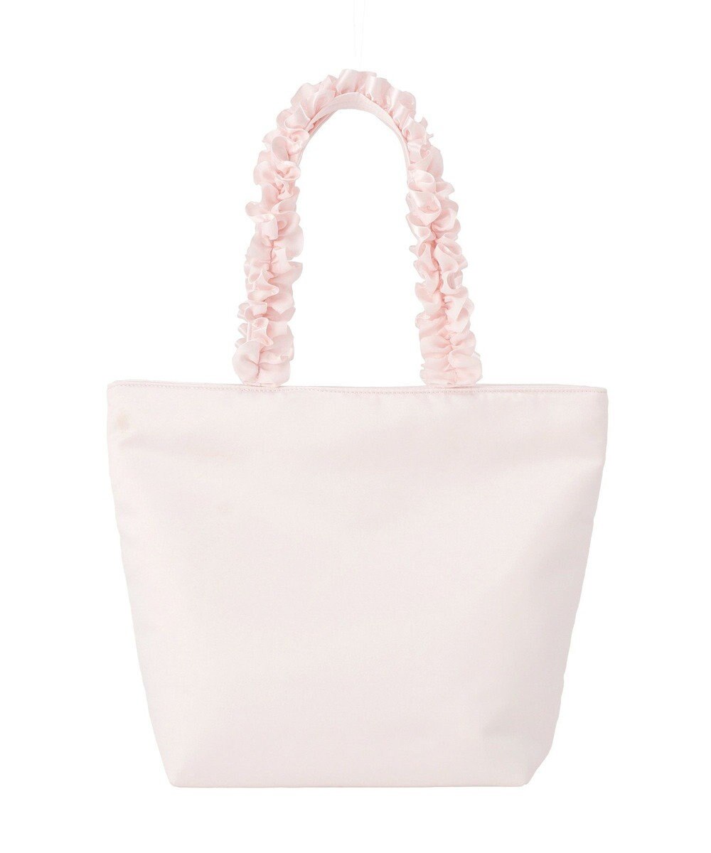 Maison de FLEUR ブランドロゴフリルハンドルトートMバッグ 