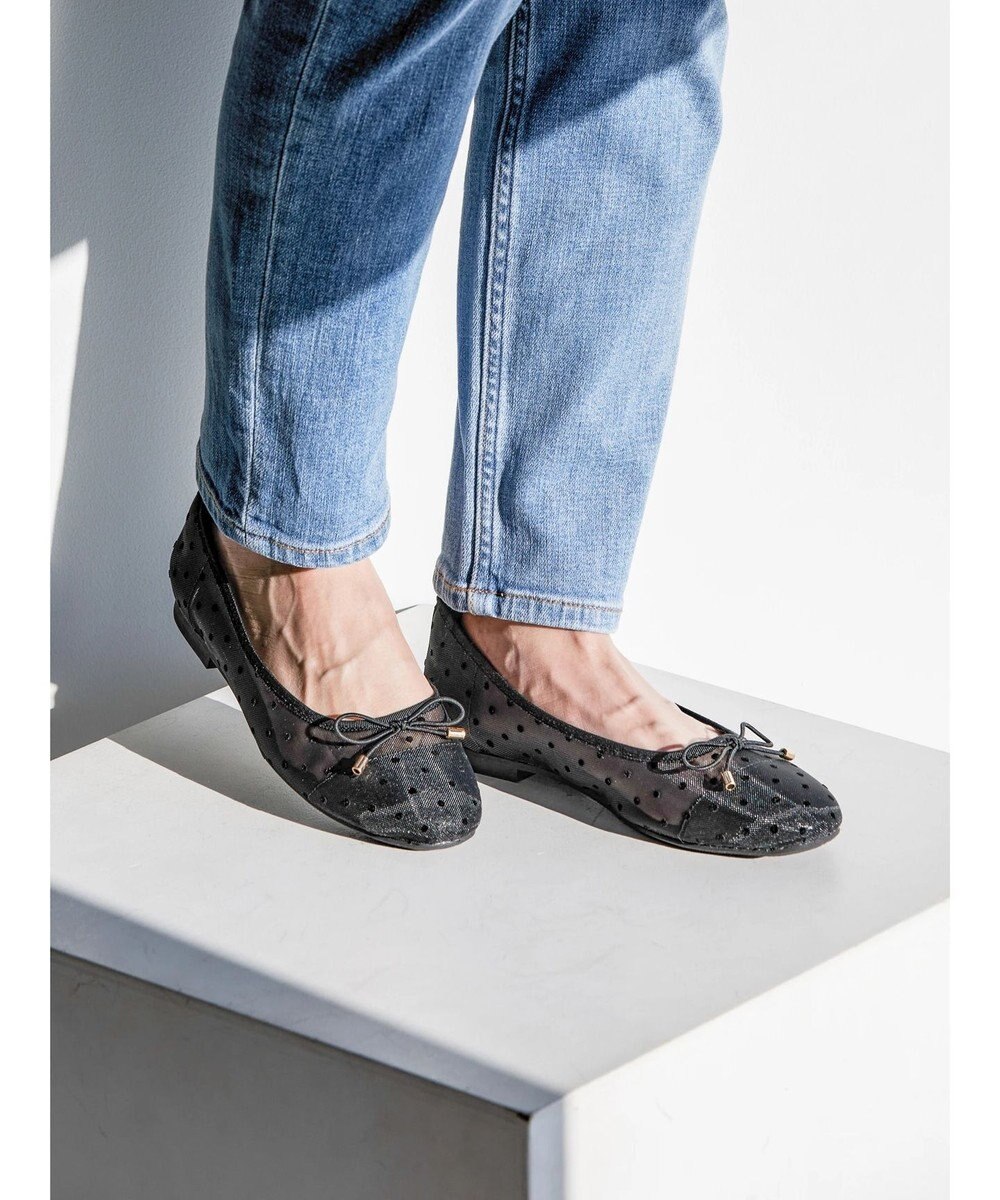 AMERICAN HOLIC 【整履き】チュールドットパンプス 