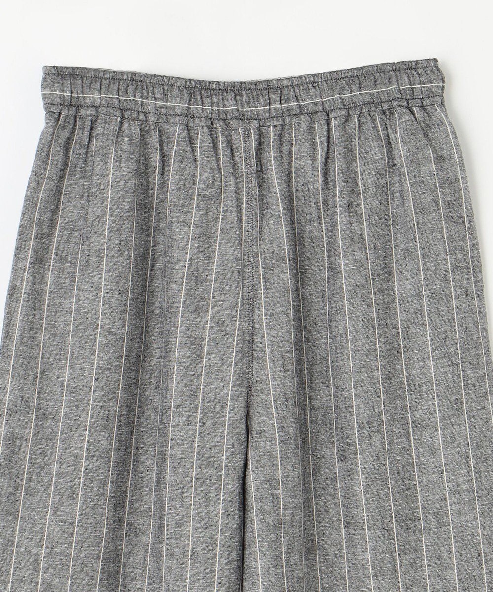 ANY 【ウエストゴム】リネンレーヨンワイドパンツ 