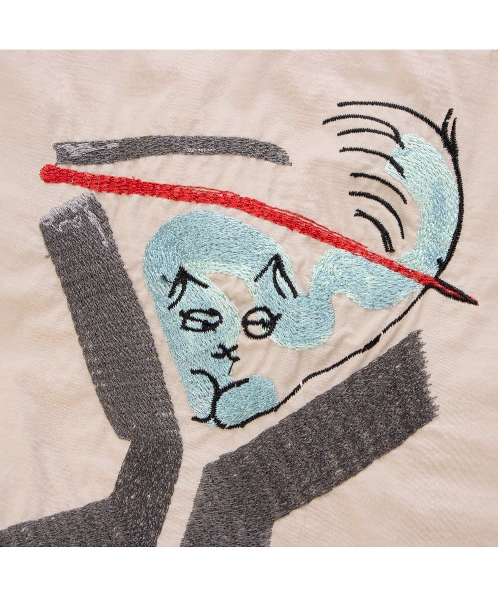 UNBILLION カシュカシュ cachecache / naabコラボ刺繍キャットトート 