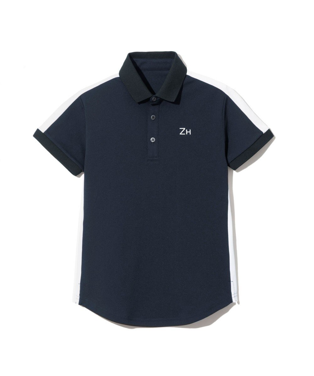 ZERO HALLIBURTON 【吸汗速乾・UVケア】 鹿の子 ラウンドヘムポロシャツ ZHG-W4A 1a 82871 ゴルフウェア 