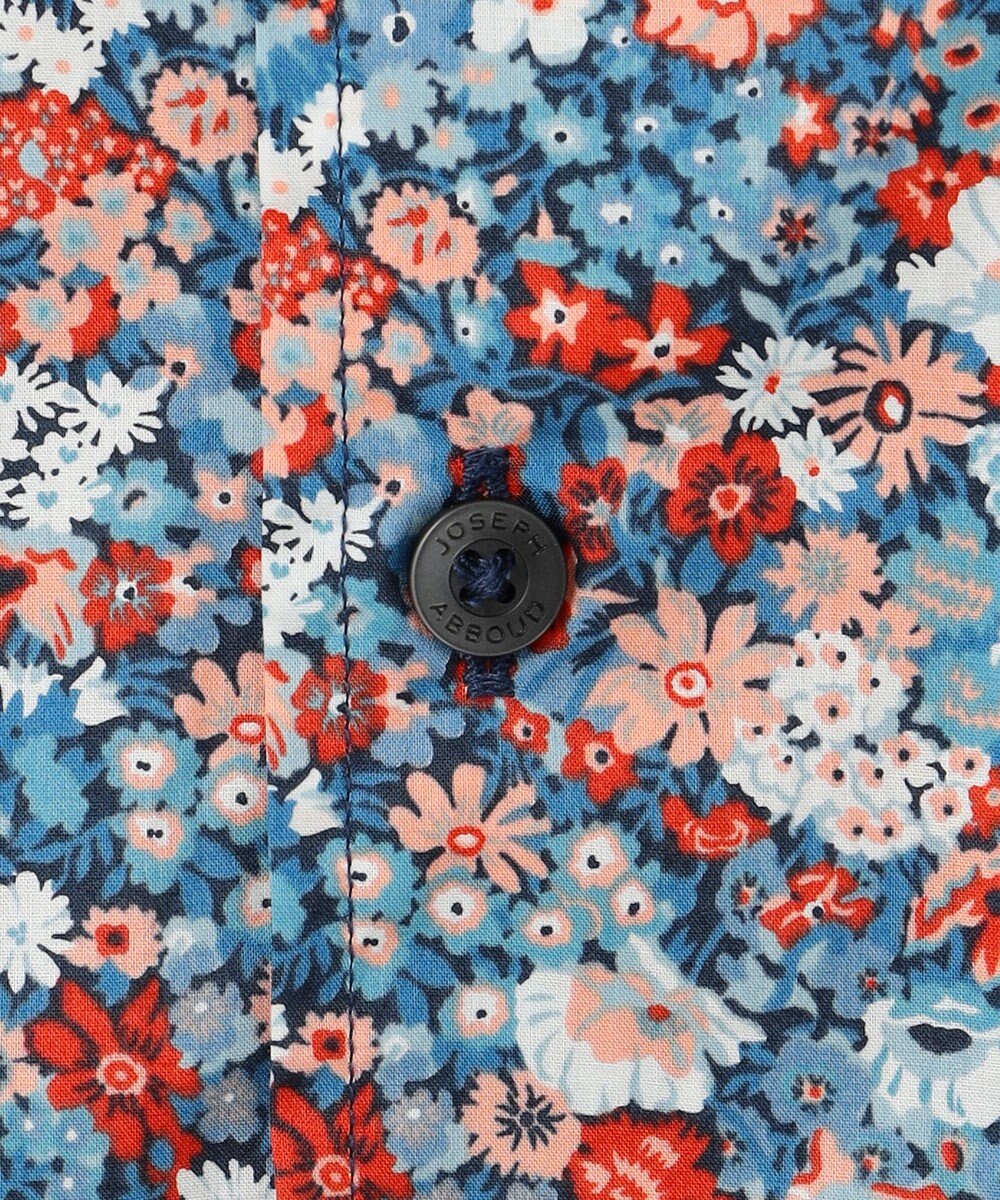 JOSEPH ABBOUD 【洗える】リバティプリント シャツ 