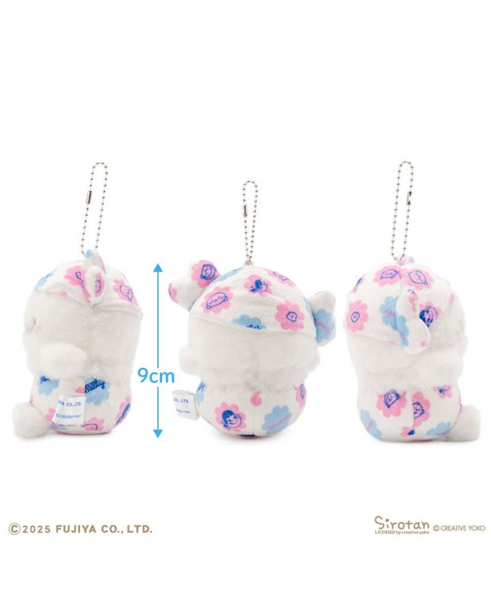 Mother garden しろたん ミルキー ぽてぽてキーホルダー 